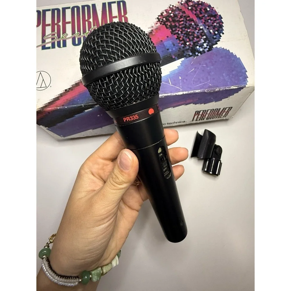 🎤 Audio-Technica PR335 Dynamic Microphone – Performer Series –‎ Vintage